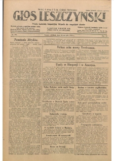 Głos Leszczyński 1930.08.24 R.11 Nr195