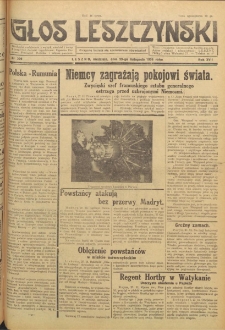 Głos Leszczyński 1936.11.29 R.17 Nr 279