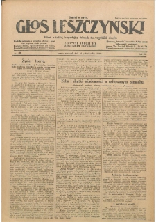 Głos Leszczyński 1930.10.16 R.11 Nr240