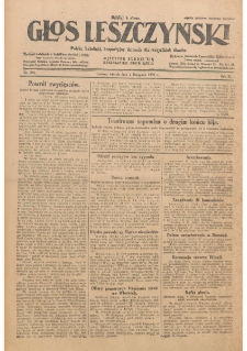 Głos Leszczyński 1930.11.04 R.11 Nr255
