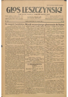 Głos Leszczyński 1930.11.18 R.11 Nr265