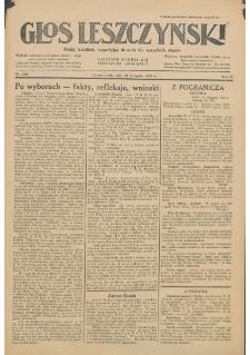 Głos Leszczyński 1930.11.19 R.11 Nr266