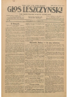 Głos Leszczyński 1930.11.23 R.11 Nr270