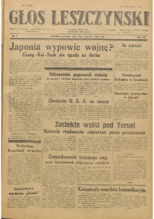 Głos Leszczyński 1938.01.13 R.19 Nr9