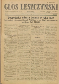 Głos Leszczyński 1938.01.15 R.19 Nr11