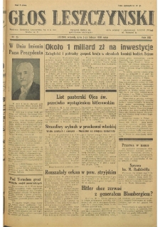 Głos Leszczyński 1938.02.01 R.19 Nr25