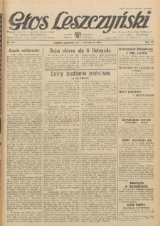 Głos Leszczyński 1934.11.01 R.15 Nr251