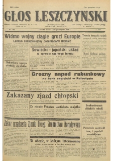 Głos Leszczyński 1938.08.13 R.19 Nr184