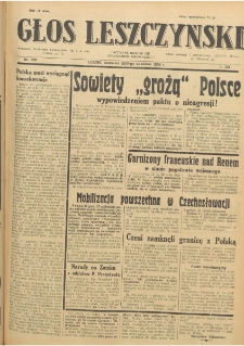 Głos Leszczyński 1938.09.25 R.19 Nr220