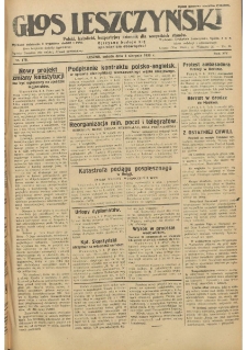 Głos Leszczyński 1933.08.05 R.14 Nr178