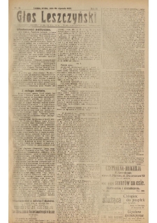 Głos Leszczyński 1922.01.18 R.3 Nr14