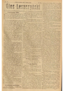 Głos Leszczyński 1922.02.11 R.3 Nr34