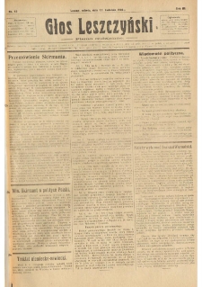 Głos Leszczyński 1922.04.22 R.3 Nr93