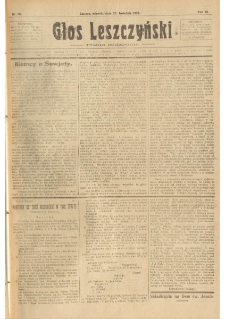 Głos Leszczyński 1922.04.25 R.3 Nr95