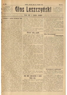 Głos Leszczyński 1922.08.29 R.3 Nr196