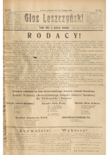 Głos Leszczyński 1922.09.28 R.3 Nr222