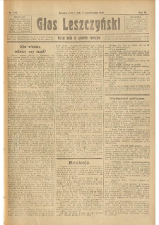 Głos Leszczyński 1922.10.07 R.3 Nr230
