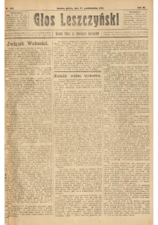 Głos Leszczyński 1922.10.27 R.3 Nr247