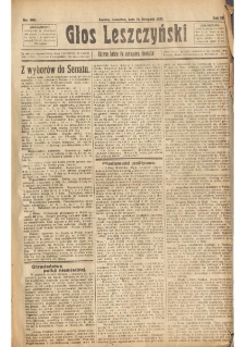 Głos Leszczyński 1922.11.16 R.3 Nr263