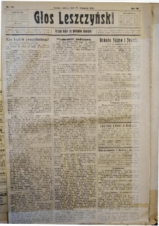 Głos Leszczyński 1922.11.25 R.3 Nr271