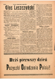 Głos Leszczyński 1920.05.11 R.1 Nr57