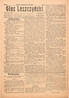 Głos Leszczyński 1920.05.18 R.1 Nr62