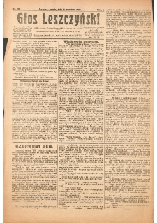 Głos Leszczyński 1920.09.11 R.1 Nr158