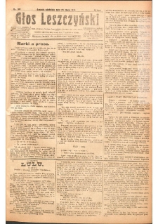 Głos Leszczyński 1921.07.24 R.2 Nr167