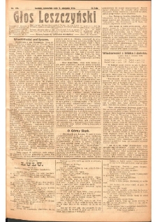 Głos Leszczyński 1921.08.04 R.2 Nr176