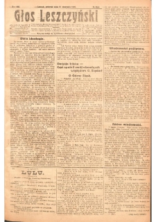 Głos Leszczyński 1921.08.09 R.2 Nr180