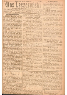 Głos Leszczyński 1921.08.10 R.2 Nr181