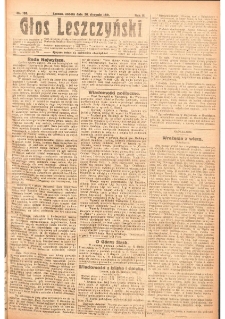 Głos Leszczyński 1921.08.20 R.2 Nr189