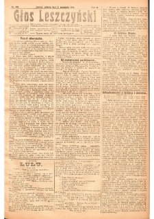 Głos Leszczyński 1921.09.03 R.2 Nr201