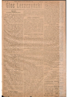 Głos Leszczyński 1921.10.11 R.2 Nr233