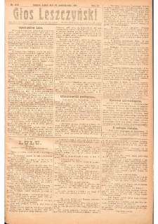 Głos Leszczyński 1921.10.14 R.2 Nr236