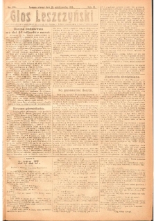 Głos Leszczyński 1921.10.18 R.2 Nr239