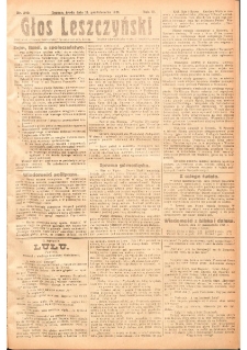 Głos Leszczyński 1921.10.19 R.2 Nr240