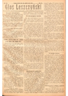 Głos Leszczyński 1921.10.26 R.2 Nr246