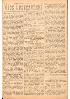 Głos Leszczyński 1921.11.08 R.2 Nr256