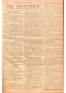 Głos Leszczyński 1921.11.20 R.2 Nr267