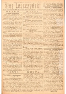 Głos Leszczyński 1921.11.26 R.2 Nr272