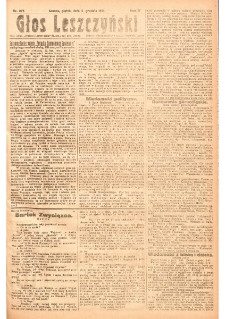 Głos Leszczyński 1921.12.02 R.2 Nr277