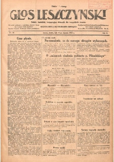 Głos Leszczyński 1928.01.13 R.9 Nr10