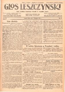 Głos Leszczyński 1928.11.03 R.9 Nr254