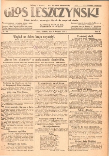 Głos Leszczyński 1928.11.18 R.9 Nr267
