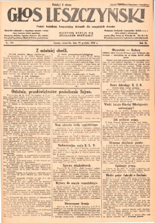 Głos Leszczyński 1928.12.20 R.9 Nr293