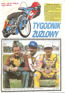 Tygodnik Żużlowy 1990.12.16 R.1 Nr4