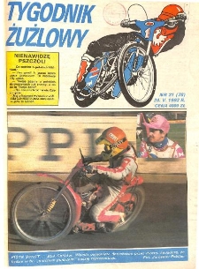 Tygodnik Żużlowy 1992.05.24 R.3 Nr21(78)