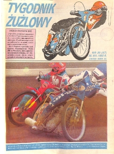 Tygodnik Żużlowy 1992.07.26 R.3 Nr30(87)