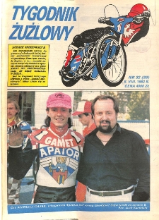 Tygodnik Żużlowy 1992.08.09 R.3 Nr32(89)